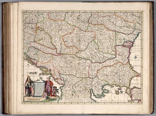 E155.077 - Nova totius Hungariae, Transylvaniae, Serviae, Romaniae, Bulgariae, Walachiae, Moldaviaae,...