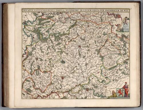 E155.101 - Ducatus Lutzenburgici Tabula Nuperrime in Lucem Edita