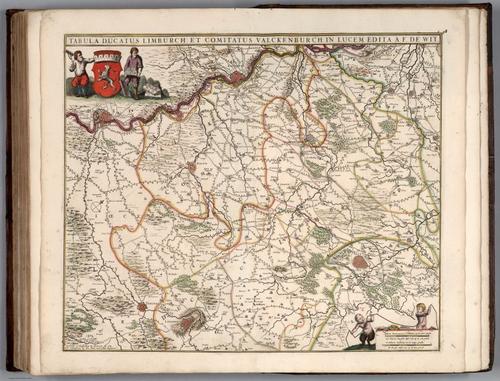 E155.102 - Tabula Ducatus Limburch et Comitatus Valckenburch in Lucem Edita.