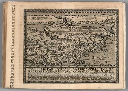 E156.164 - 78. Novi orbis pars borealis, America.