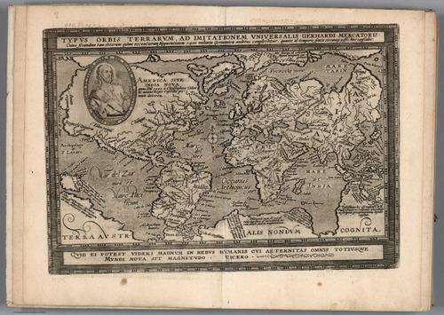 E156.010 -  1. Typys Orbis Terrarum, ad imitationem universalis Gerhardi Mercatoris.