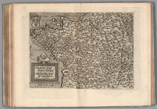 E156.122 - 57. Franciae accurata descriptio.