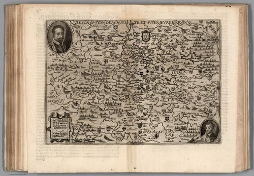 E156.126 - 59. Lotharingiae (Lorraine) Ducatus superioris vera delineatio.