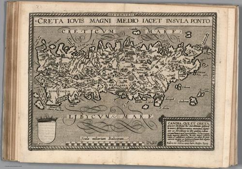 E156.138 - 65. Creta (Crete) iovus magni medio iacet insula ponto.