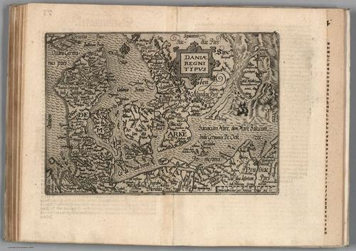 E156.154 - 73. Daniae Regni (Danish Kingdom) typus.