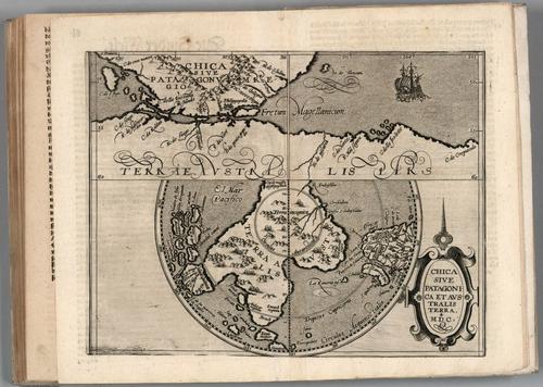 E156.170 - 81. Chica sive Patagonica et Austalis terra (Straits of Magellan, Patagonia, Antarctica).