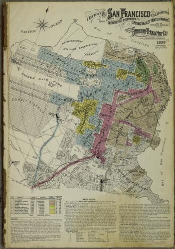 E166 - San Francisco, by Sanborn Map Company, 1899