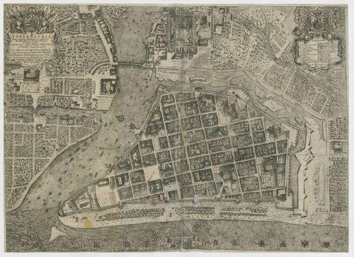 E167 - Topographia de la Ciudad de Manila by Antonio Fernandez de Roxas, 1737 