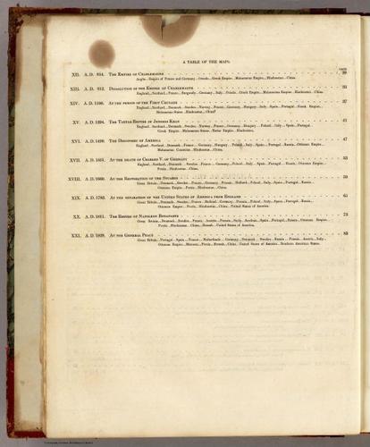 E168 - Index 2: Historical Atlas Creation to A.D. 1828