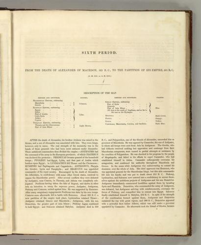 E168 - Text Page: Sixth Period from 323 B.C. to 301.B.C. 