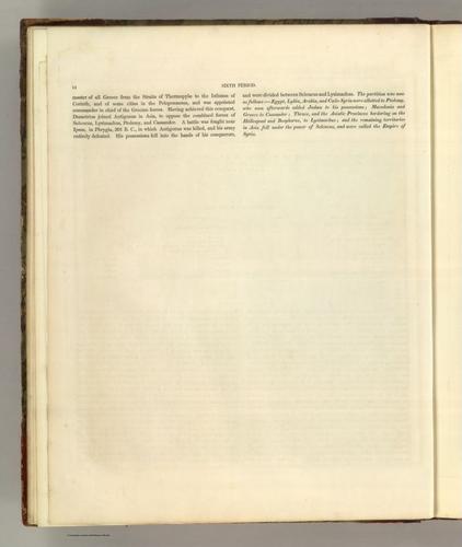 E168 - Text Page: Sixth Period (continued) 323 B.C. to 301.B.C.