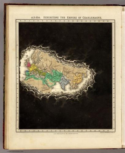 E168 - Exhibiting The Empire of Charlemagne - A.D. 814 