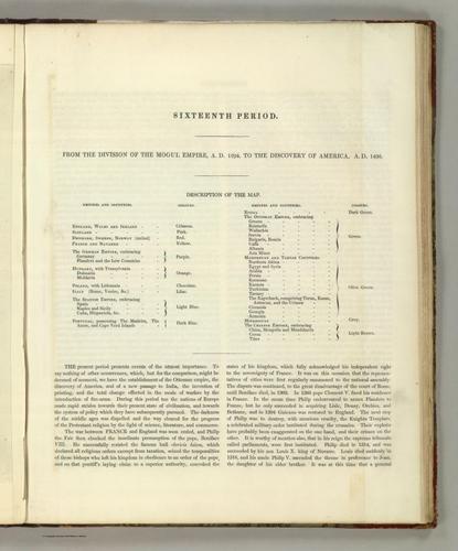 E168 - Text Page: Sixteenth Period from A.D. 1294 to A.D. 1498   