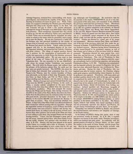 E169 - Text Page: (Continues) Tenth Period : The Division Of The Roman Empire - A.D. 395