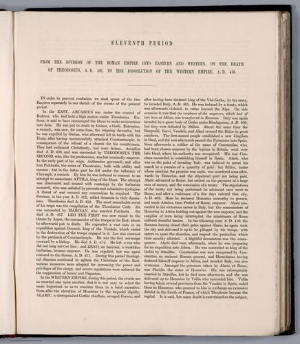 E169 - Text Page: Eleventh Period - From the Division of the Roman Empire