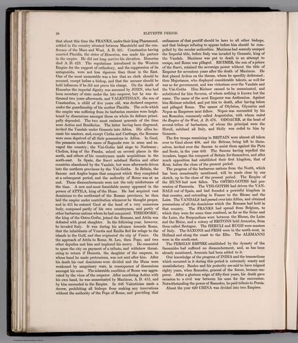 E169 - Text Page: (Continues) Eleventh Period - From the division of the Roman Empire