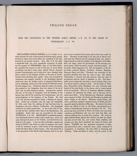 E169 -Text Page: Twelfth Period from A.D. 476 to A.D. 814