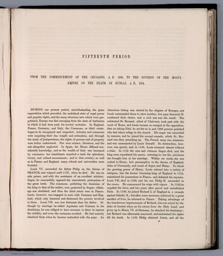E169 - Text Page: Fifteenth Period  from A.D. 1100 to A.D. 1294