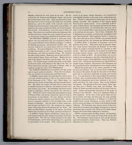 E169 - Text Page: (Continues pt.3) Seventeenth Period, At The Death Of Charles V. - A.D. 1551