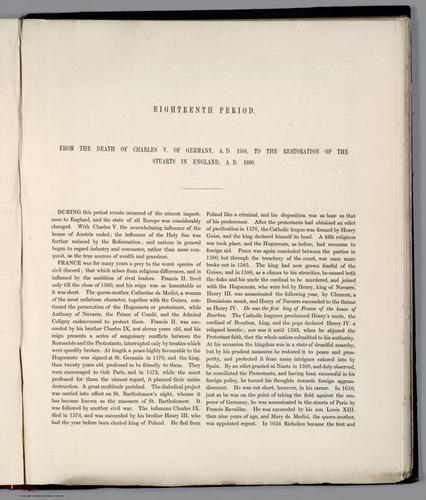 E169 - Text Page: Eighteenth Period, At The Restoration Of The Stuarts - A.D. 1660