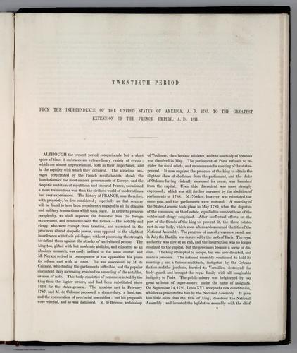 E169 - Text Page: Twentieth Period from A.D. 1783 to A.D. 1811