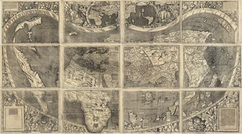 E170 - 1507 Waldseemueller - map of the world