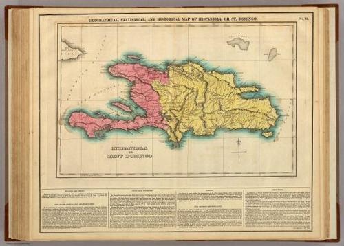 E179 - Map Of Hispaniola, Or St Domingo - 1822