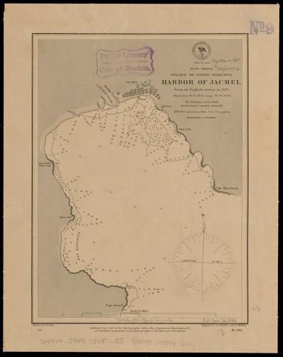E180 - West Indies, island of Santo Domingo, harbor of Jacmel - 1885