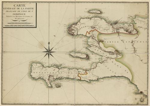 E180 - Carte générale de la partie française de l'isle de St. Domingue - 1776