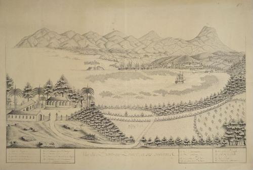 E180 - Vue du Port-au-Prince et ses environs - 1800