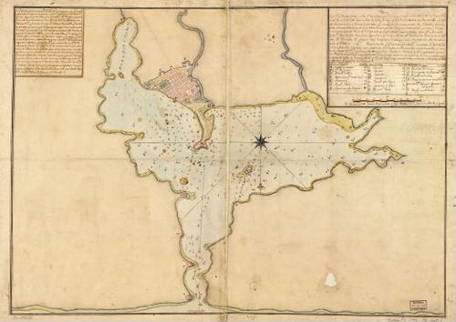 E180 - Plano del pto. de Fuerte Delfin en la Ys. - 1794