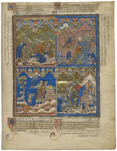 E183.3r - Noah in His Cups, A Monumental Misunderstanding, The Greatest of Tests, Lot Taken Captive