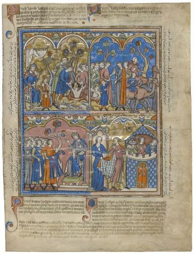E183.5r - Joseph, a favorite Son, Sold into Slavery, Bad Blood, False Accusations and Portents of the Future