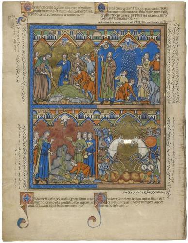 E183.9r - Divine Vengeance, A Joyful Celebration, Bitter Waters