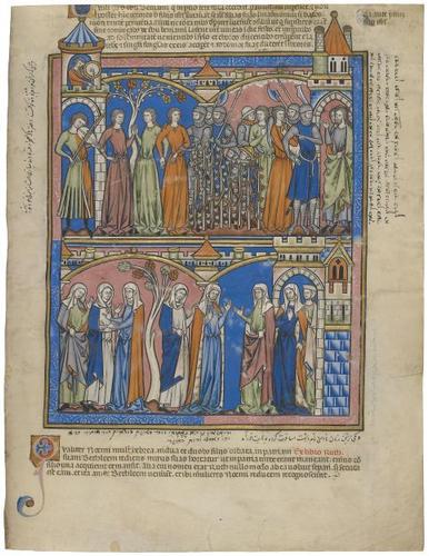 E183.17r - Wives for the Benjamites, Ruth, a Loyal Daughter