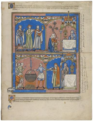 E183.20r - Hannah Honors her Vow, Recreant Priests