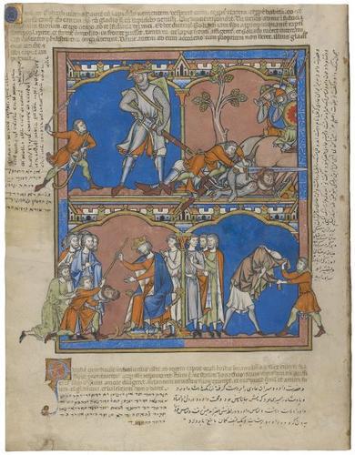 E183.28v - David Slays Goliath, David's Vow to Saul Fulfilled 