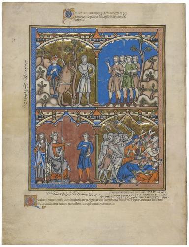 E183.32v - A Massing of Malcontents, Ahimelech Executed