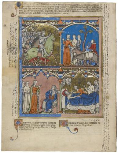 E183.33v - Abigail Cools David's Wrath, Nabal Terrified, Nabal's Death