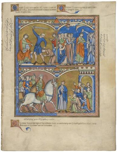 E183.36r - David's Response, David Anointed King of Judah, Ishbosheth Made King of Israel