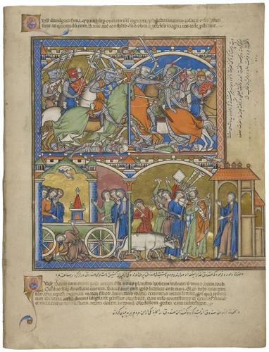 E183.39r - Israel Triumphant, The Chariot of Abinadab