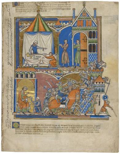 E183.42r - Uriah Refuses to Return Home, Uriah is Slain
