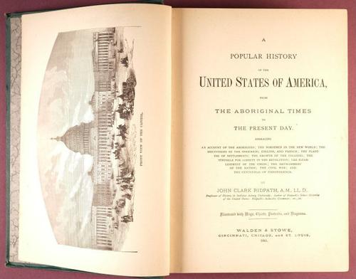 E193 – A Popular History of the United States 1888 - 0861