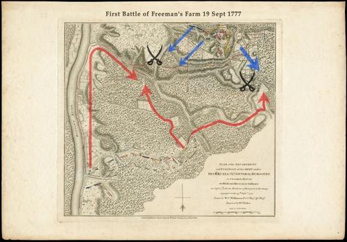 E195 - First Battle of Freeman's Farm, 19 Sept 1777