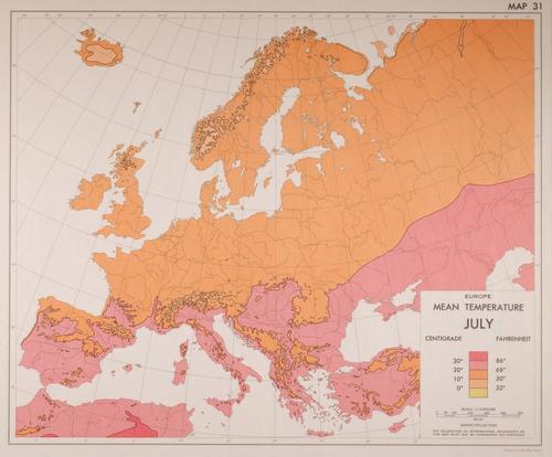 E202 - Atlas of Mean Monthly Temperatures 1964 - 0912