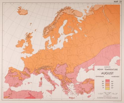 E202 - Atlas of Mean Monthly Temperatures 1964 - 0913