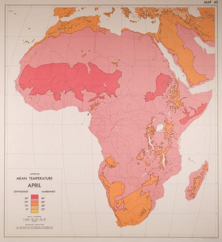 E202 - Atlas of Mean Monthly Temperatures 1964 - 0921