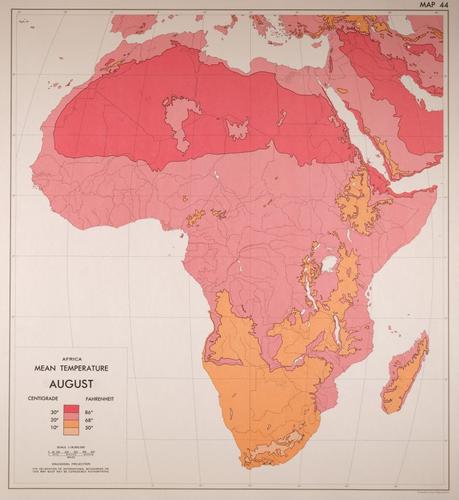 E202 - Atlas of Mean Monthly Temperatures 1964 - 0925