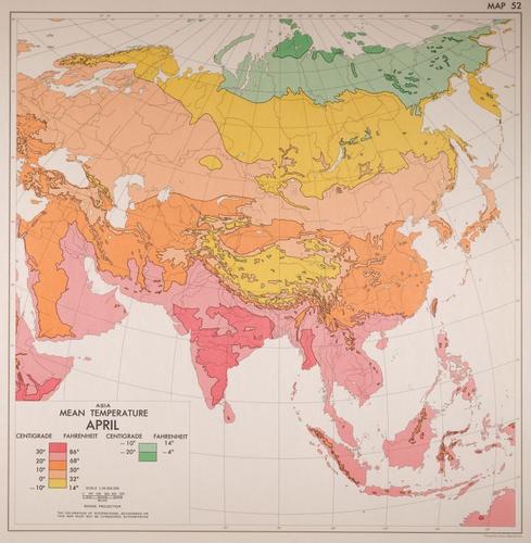 E202 - Atlas of Mean Monthly Temperatures 1964 - 0933