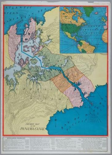 E228 - Premier Map of The Panama Canal - i1498